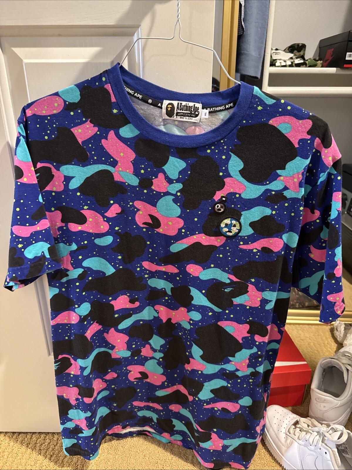 bathing ape t shirt X-large Man On The Moon