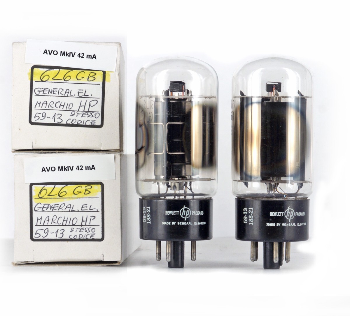 真空管 RCA made for Hewlet Packard 5963/12AU7A Square Getter