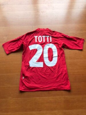 Totti 20 S ITALY 2000-2002 Red Maglia Shirt Jersey Vintage Kappa