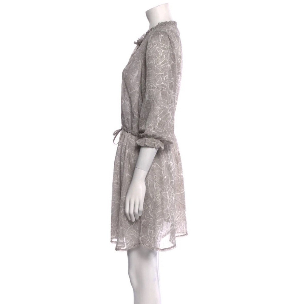 Anine Bing Printed Dress Blouson Grey Women Small image 4