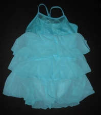 NWT Dance Bloch BRD Camisole Leotard Dress Girls Child CL8177 Butterfly lace 12C