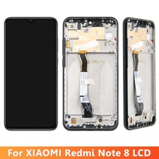 LCD Display For Xiaomi Redmi Note 8 Touch Screen Digitizer w/ Frame Replacement