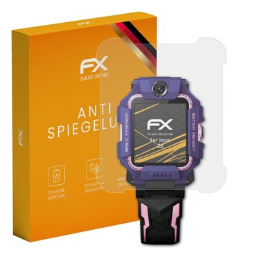 atFoliX 3x Displayfolie für imoo Z6 Schutzfolie matt&stoßfest Folie