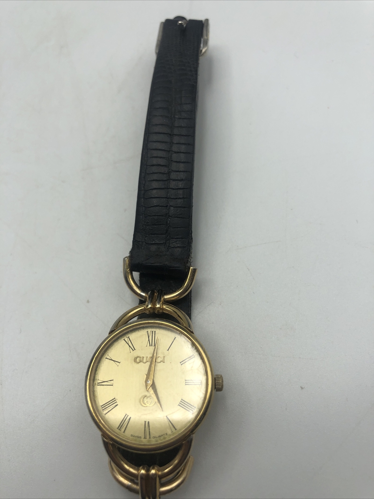 Vintage Ladies Gucci Watch 18k Gold 