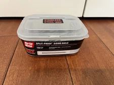 Grip Rite 10d 3" Max 316 Stainless Steel Nails Ring Shank Siding Split Proof 1lb