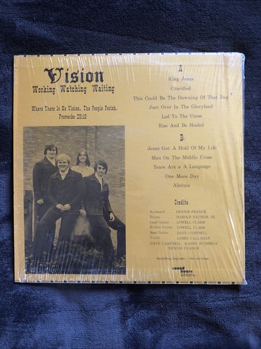 Vision - funktionierendes ansehen wartendes LP Soundhaus - Privatpresse Xtian Folk - Bild 2 von 4