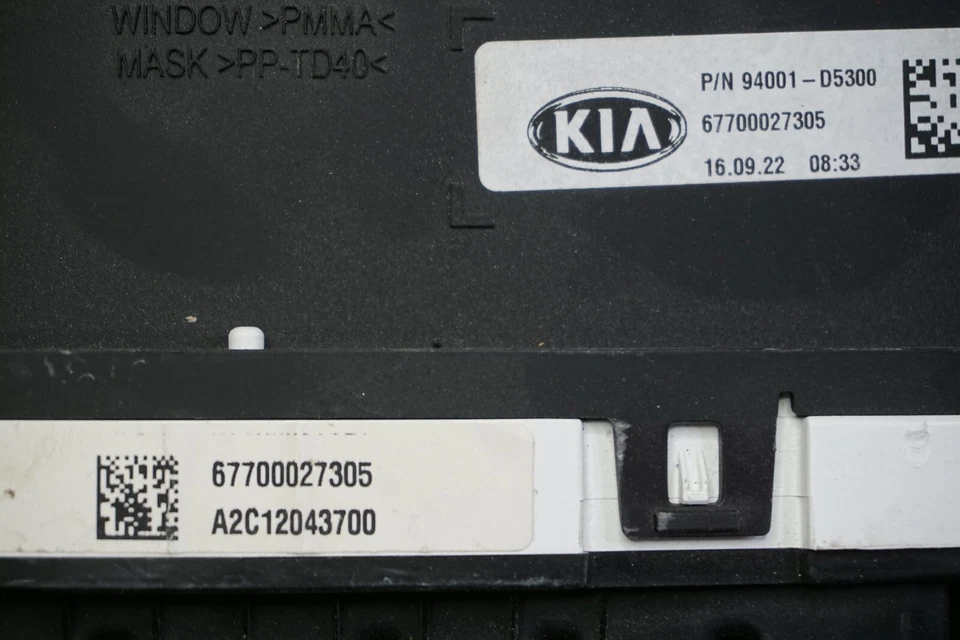 Комплект датчиков спидометра 2017 KIA OPTIMA OEM 94001D5300 - Изображение 4 из 4