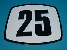 Zuendapp Sticker 25 Fairing Black/W Shark CX 25 448-19.136