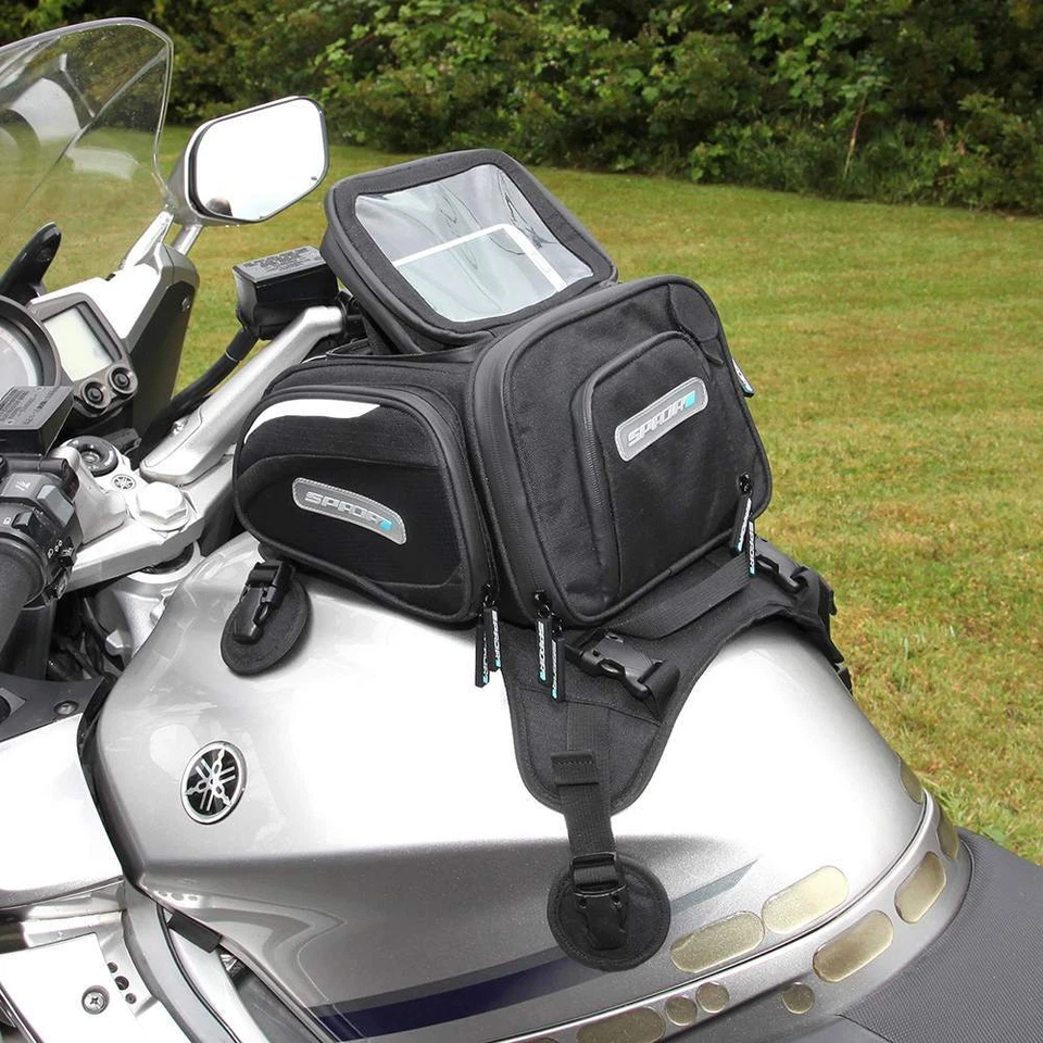 Spada Water Resistant Midi Cargo Lok Motorcycle Motorbike Tank/Tail Bag - Black - image 3 of 4
