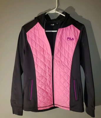 pink fila jacket