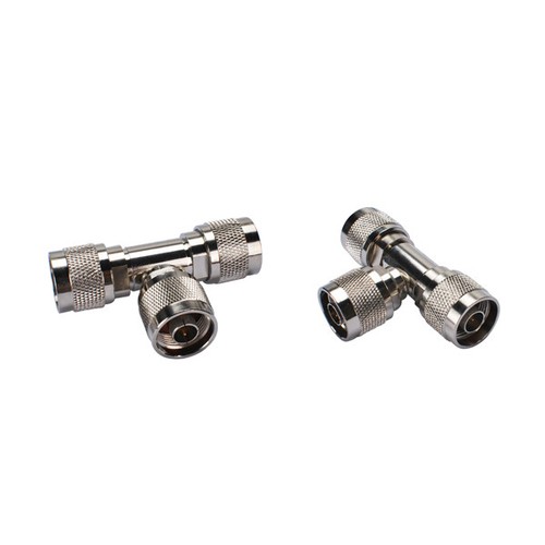 2x T-type N Male to Male to Male Connector Adapter for 4G LTE Cell Phone Booster - 第 1/4 張圖片