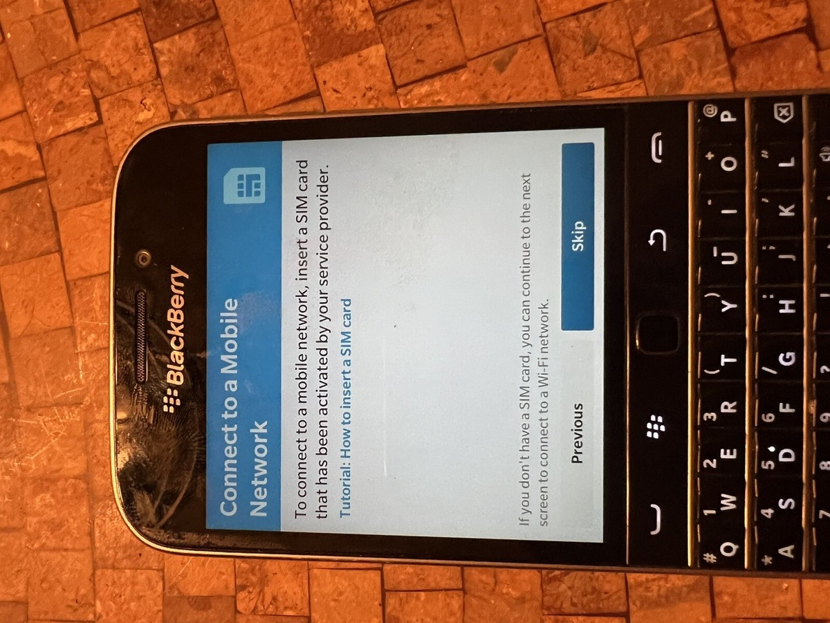 BlackBerry Classic 青色 SIMフリー SIMフリー】BlackBerry Classic ブルー
