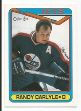 RANDY CARLYLE 1990-91 O-PEE-CHEE CARD MINT CONDITION