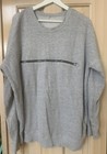 R13 Long Grey Sweatshirt With Front Zipper Pocket Detail S — photo 2