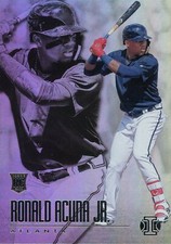 2018 Panini Illusions Ronald Acuna Jr. #14 Rookie Card (RC). rookie card picture