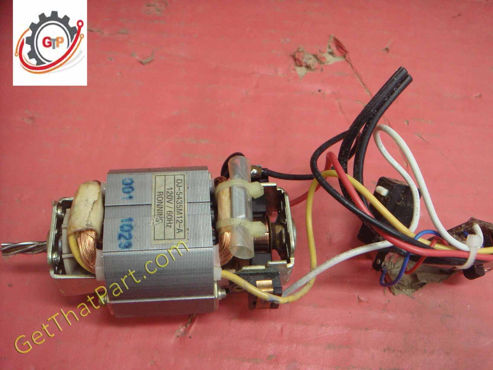 Fellowes S70-2 37789 Paper Shredder Oem Main Motor W Switch Assembly-image