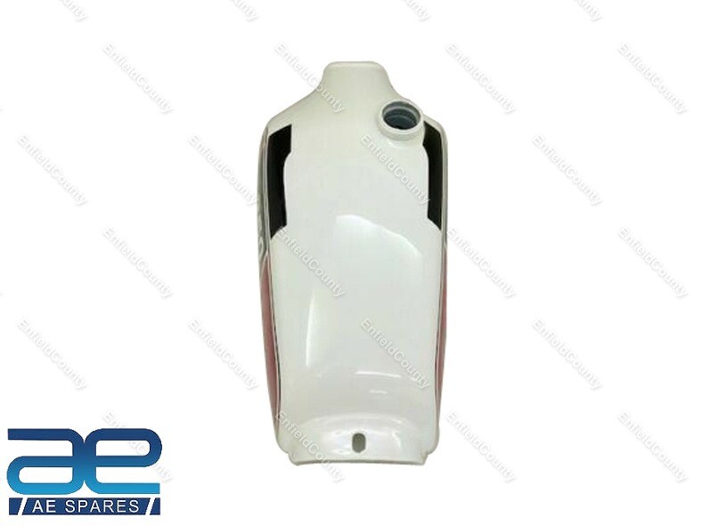 Réservoir Essence Pour Yamaha XT 250 3Y3 4Y1 - Peint Blanc, Années 80-90