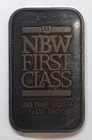 NBW 1st Class 1/2 Troy Oz .999 Fine Silver Bar - Deeply Toned    (7)