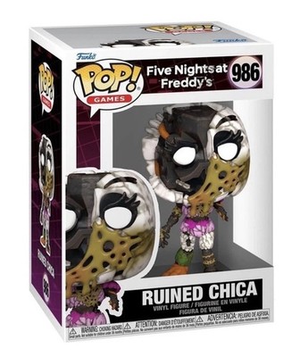 Funko Pop! Five Nights at Freddy s Ruined Chica #986 Figur FNAF + Protector