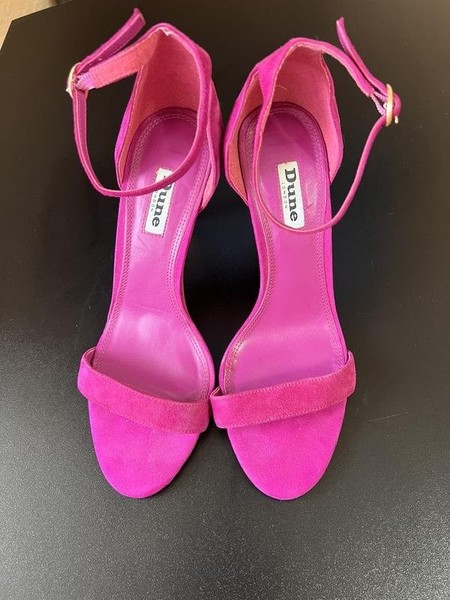 Women Dune London Heels Fuchsia Suede 39