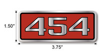 34 Size 454 Air Cleaner Valve Cover Decal Sticker For Chevrolet C10 Gm New Usa 34 Size 454 Air Cleaner Valve Cover Decal Sticker For Chevrolet C10 Gm New Usa