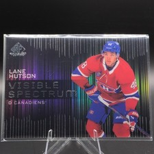 Upper Deck SP Game Used Visible Spectrum Lane Hutson VS-34 Canadiens 2024-25
