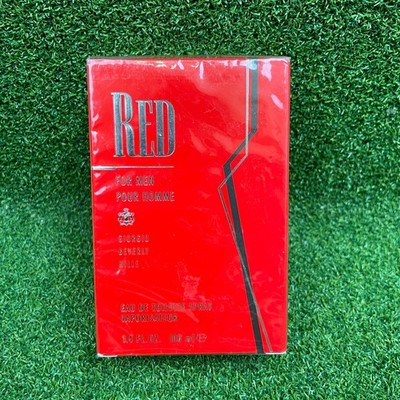 Giorgio Beverly Hills Red for Men Eau de Toilette Spray 3.4 oz Sealed
