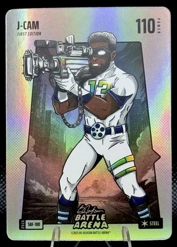 2025 Bo Jackson Battle Arena Griffey #SBF-100 J-Cam Junior Caminero Silver Steel