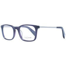 Yohji Yamamoto YO-1057961 Women Purple Optical Frame Plastic Solid Oval Eyewears
