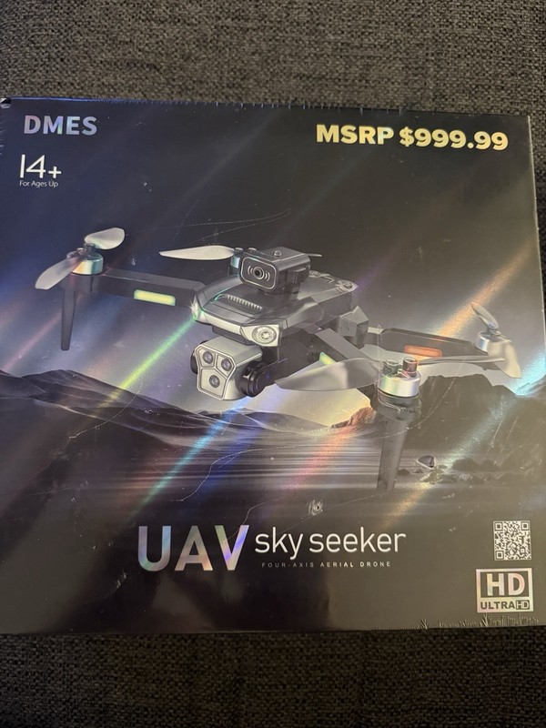 DMES P19 Sky Seeker 2.4G Quadcopter Drone w/ Camera, Obstacle Avoid, RTR