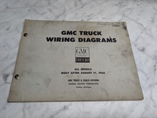 Gmc Truck Wiring Diagrams All Models Built After August 1964 Manual Shop X-6505