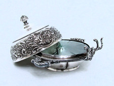 1875 MIDDLETOWN PLATE CO QUADRUPLE AESTHETIC ROCOCO REVIVAL ORNATE BUTTER DISH