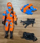 Hasbro G.I. Joe Cobra Alley Viper Vintage Orange Blue Figure 1989