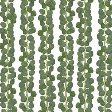 12 Pack 84Ft Eucalyptus Garland,Artificial Eucalyptus Leaves Table Greenery G...