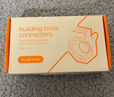 Wonder Workshop Building Brick Connectors 4 Pack For Dash And Dot Robots New
