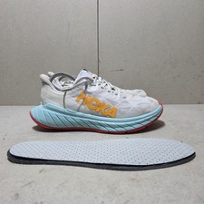 HOKA ONE ONE CARBON X 2  MEN'S RUNNING YOGA TRAINERS WHITE  UK8 EU42