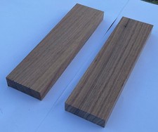 1 PAIR AMERICAN BLACK WALNUT  KNIFE SCALES 160mmx42mmx13mm WOODWORKING / TURNING