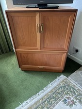 TV Stand Solid Wooden Storage Cabinet – Great Condition