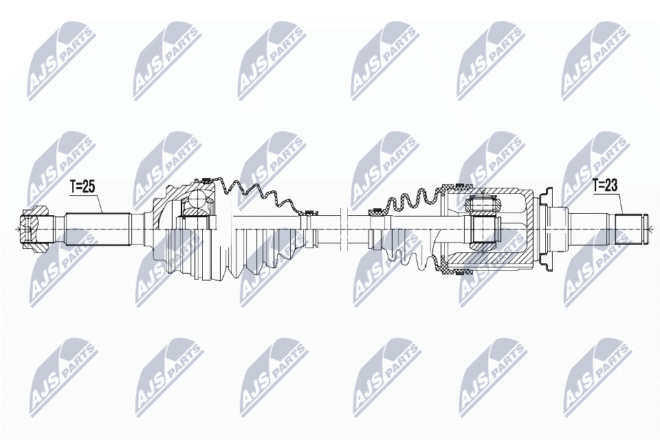 N.T.Y. NPW-CH-050.NTY Drive Shaft for JEEP - Image 4