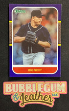 2021 Panini Donruss Retro 1987 Variation Holo Purple Bartolo Colon (Big Sexy)