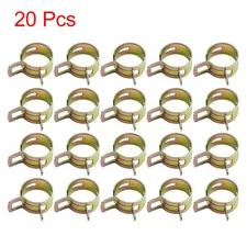 20Pcs 16mm Car Fuel Line Spring Clip Water Pipe Air Tube Clamp