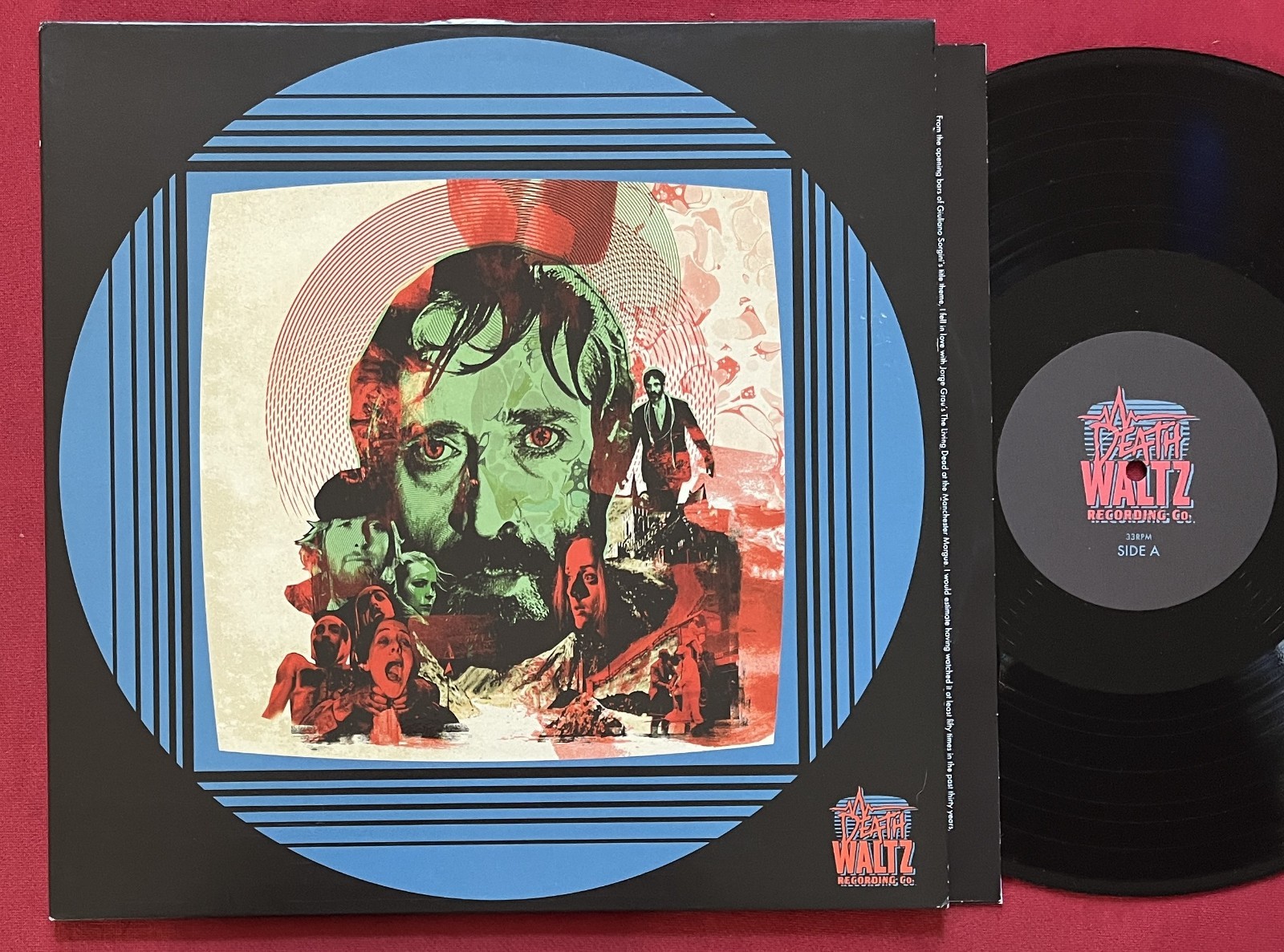 GIULIANO SORGINI~THE LIVING DEAD AT THE MANCHESTER MORGUE LP (2012) UK PSYCH