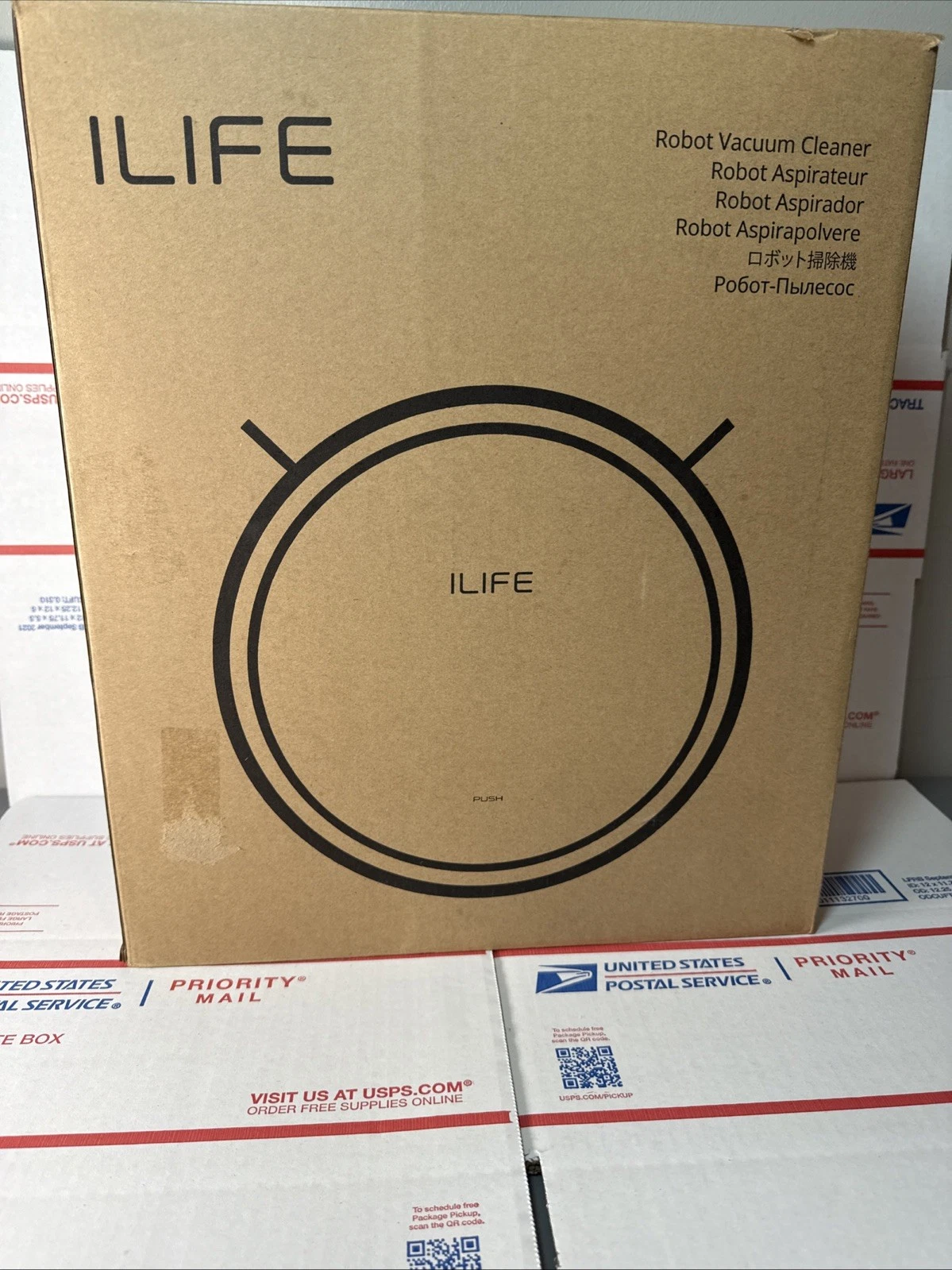 ILIFE V5s Plus Robot Vacuum and Mop Combo - Gold