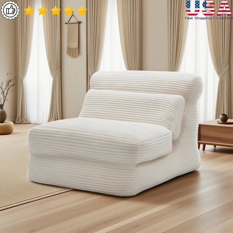 3-in-1 Folding Sofa Bed Lounger Space Saving Portable High Density Foam New
