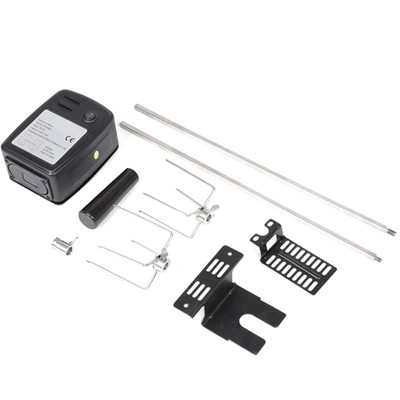 Außergewöhnlicher Geschmack und Saft mit elektrischem Drehspieß BBQ Grill Bräter Set