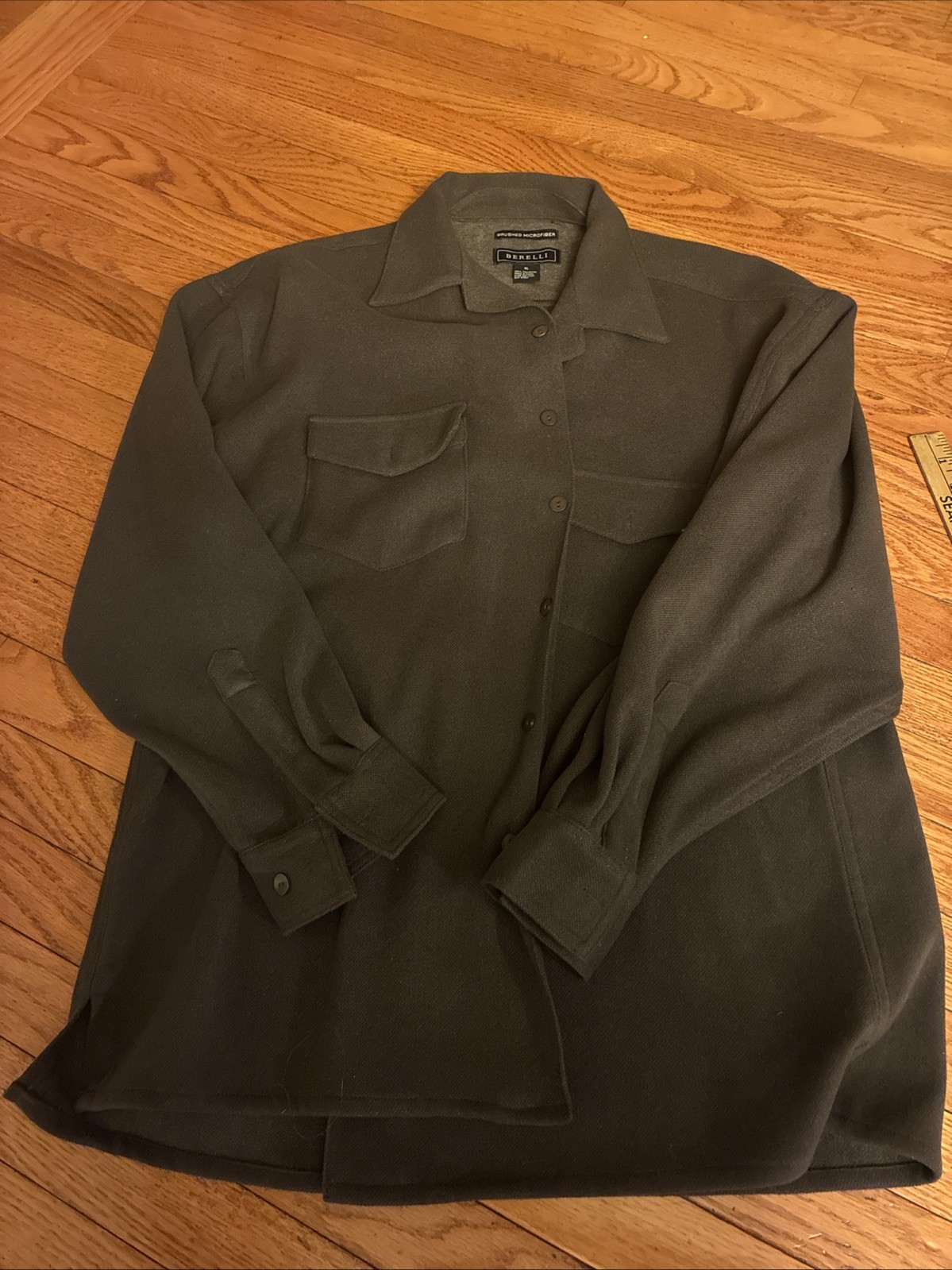 Brushed Microfiber 100 Polyester Jacket Mens XL B… - image 3