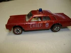 Hot Wheels Redlines Fire Chief Cruiser - Vintage NICE PAINT Fire Department