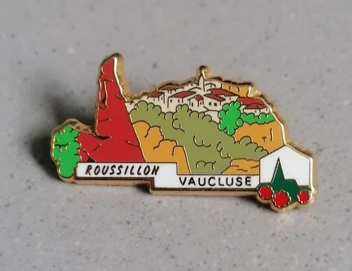 Pin's ROUSSILLON - VAUCLUSE Plus Beaux Villages de France GVFR
