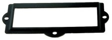  5 Pack Black Metal Label Holder - 3 1/2 inch 1037 
