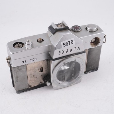 Exakta TL 500 SLR Ihagee 35mm Kamera Gehäuse, defekt, Ersatzteil #5670 G5.1